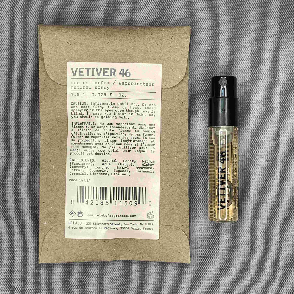 「น้ำหอมขนาดเล็ก」Le Labo Vetiver 46 1.5ML