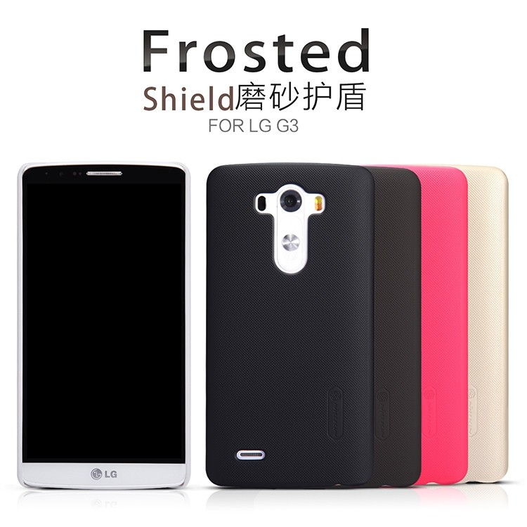 เคส LG G3 (D855) Nillkin Super Frosted Shield Case(ฝาหลังแข็ง) +Nillkin Sparkle Case (ฝาพับ)
