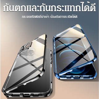 เคสแม่เหล็กกระจกนิรภัย 2 ด้าน