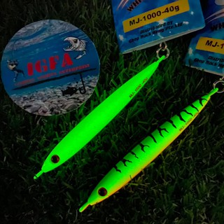 White RABBIT Jig MJ-1000 Jig 40G Jig 60G Jig 80G Jig 100G Jig 150G Jigging Bait Pancing จิ๊กตกปลา mj1000