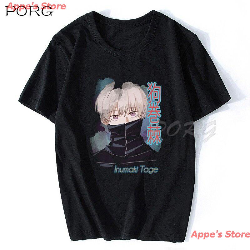 Appe's Store New Harajuku Anime Men's Tshirt Jujutsu Kaisen Yuji Itadori Printed Sukuna Unisex Manga