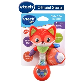 VTech Baby Rattle Shake & See Fox Rattle Infant Baby New Born Rattle Toys 3+ เดือน ของเล่นเขย่ามือ มีเสียงกรุ๊งกริ๊ง