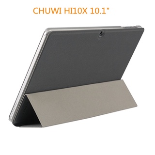 เคสแท็บเล็ต หนัง PU 10.1 นิ้ว พร้อมฟิล์ม 3 ชิ้น สําหรับ CHUWI Hi10 X Hi10X