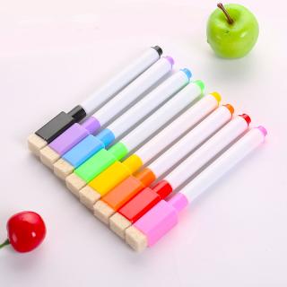 🔥Hot Sale🔥 8 Pcs Children Drawing Pen with Magnet Erasable Color Whiteboard Pen Can Add Ink