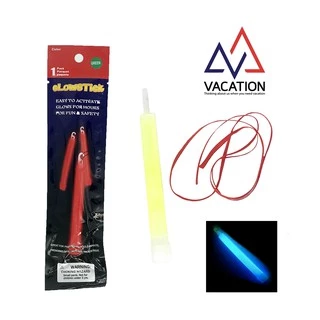 VACATION แท่งไฟเรืองแสง Glow Stick 6 นิ้ว ใช้แล้วทิ้ง เรืองแสง 6–8 ชม. งานปาร์ตี้/กิจกรรม