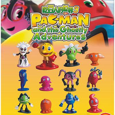 ฟิกเกอร์ 12 ชุด Pac-Man and The ghostly Adventures