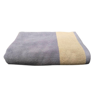 🔥HOT🔥 ผ้าขนหนูเช็ดผม K&amp;H คาซ่าโฮม รุ่น Two Tone ขนาด 16 x 32 นิ้ว สีเทา - ครีม Bath Towels