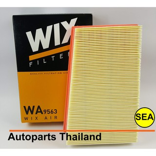 ไส้กรองอากาศ WIX สำหรับ NISSAN T31 X-TRAIL 2.0 ปี09 MR20DE (1ชิ้น)