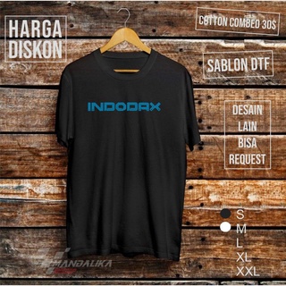 เสื้อยืดคอกลมเสื้อยืด Indodax bitcoin thirtS-5XL