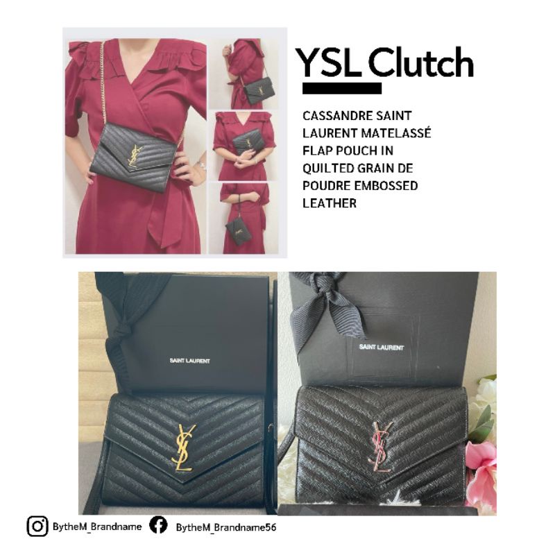 YSL Clutch 8 นิ้ว ของแท้