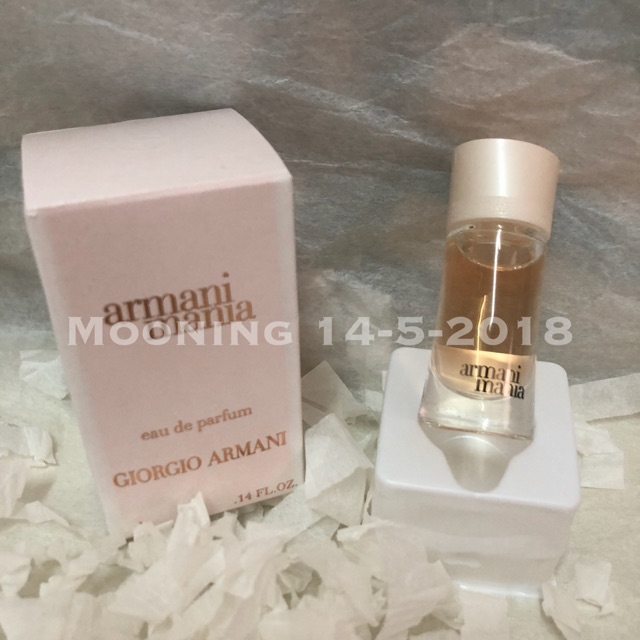 GIORGIO ARMANI : armani mania (eau de parfum) ขนาด 4 ml (แบบแต้ม)