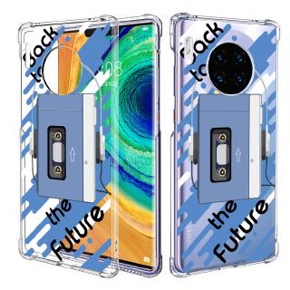 เคส สำหรับ Huawei Mate 30 Pro Anti-Shock Protection TPU Case [Back to the Future]