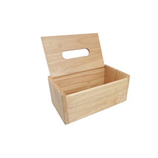 MINIWOOD กล่องกระดาษทิชชู่ กล่องใส่ทิชชู่ กล่องทิชชู่ Tissue Holder ผลิตจากไม้ยางพารา