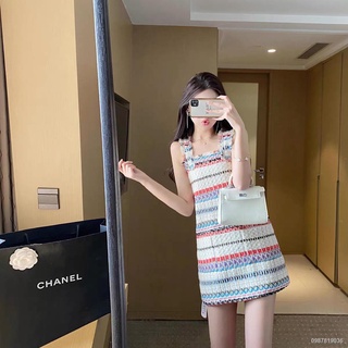 🍓สปอต 📷Sling Dress Women s 2022 New French Skirt