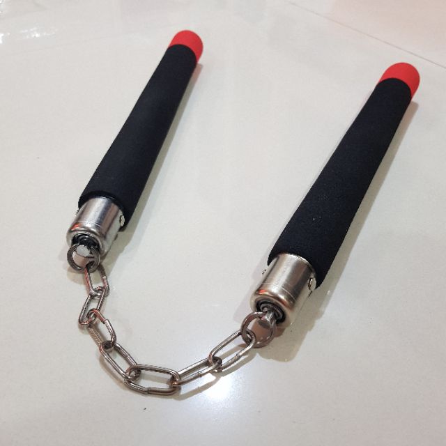 ลดล้างสต๊อกก กระบอง2ท่อน กระบองสองท่อน กระบอง 2 ท่อน สำหรับฝึก ออกกำลังกาย Spong Nunchakus - รูปที่ 6