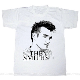 เสื้อยืด ผ้าฝ้าย พิมพ์ลาย NF2GD256EW The Smiths Maglietta Con Immagine Di Morrissey Musica Wave Dark RYN126DGE48261