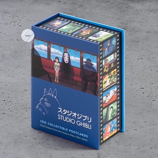 (ของแท้-ถูกลิขสิทธิ์!)STUDIO GHIBLI: 100 COLLECTIBLE POSTCARDS