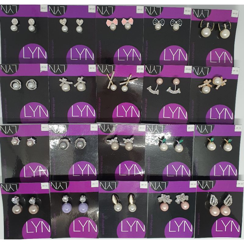 #09. LYN แท้ ต่างหู Premium ไม่แพ้ มีให้เลือกหลากหลาย
