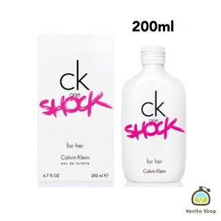 น้ำหอมแท้ CK One Shock For Her EDT 200 ml. กล่องซีล