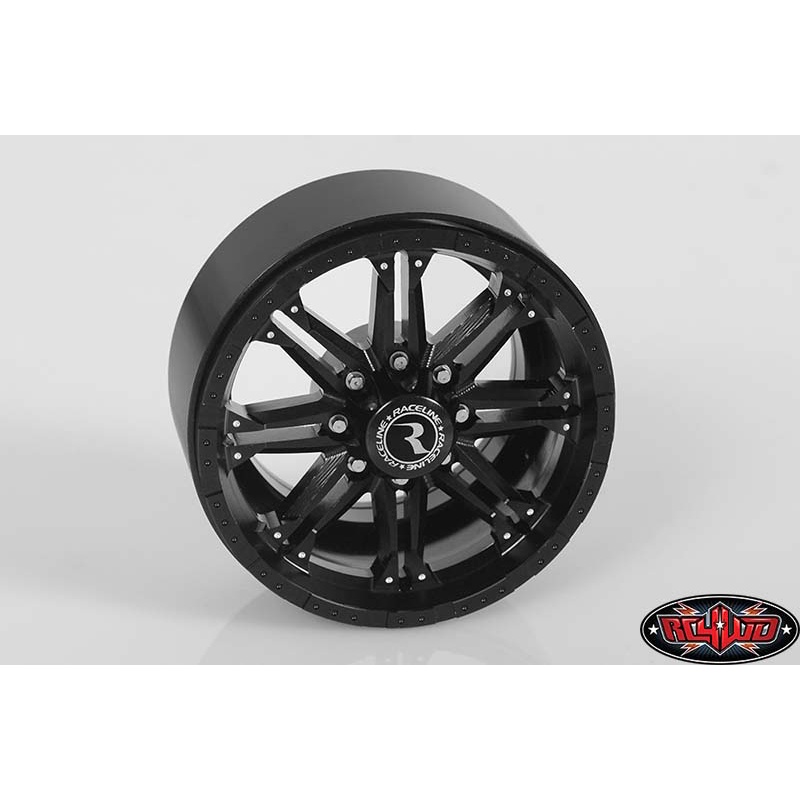 RC4WD Raceline Octane 2.2" Beadlock Wheels (Black)(ระยะเวลาในการจัดส่ง2-4สัปดาห์)
