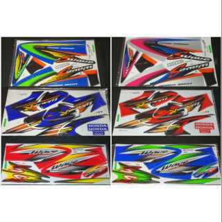 สติกเกอร์ เวฟ125S,R เคลือบเงา แจ้งสีในแชทนะค่ะ