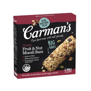 Carmans Classic Fruit Muesli Bar 270g