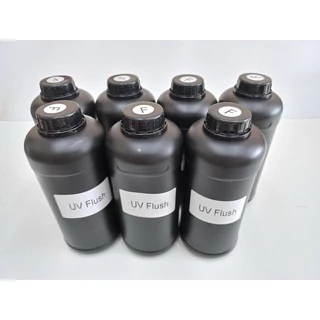 น้ำยาล้างหัวพิมพ์ UV ขนาด 1 ลิตร (1000ซีซี) ใช้ล้างหัวพิมพ์ ล้างปั้มหมึก สายหมึกUV สำหรับเครื่องพิมพ์ UV (ขวดละ 750 บาท)