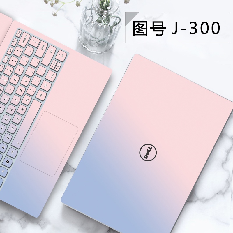 Cuecueyou-- สติกเกอร์ไวนิล 2 ด้าน สําหรับแล็ปท็อป 11 12 13 14 15 17 นิ้ว Dell Travel Box G15-5510 G3 G5-5587 7000 Lingyue 7300 3505 5402 Vostro 3590 / 3400 / 5401