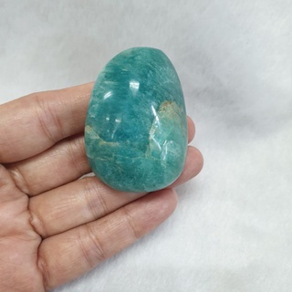 หินก้อนอมาโซไนต์ อมาโซไนท์ หินอมาโซไนต์(Amazonite)เนื้อหินมีประกายเหลือบทั้งสองด้าน