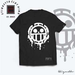 Anime Shirt - ETQT - One Piece - Heart Pirates Logo เสื้อคู่ ผ้านำเข้า พร้อม