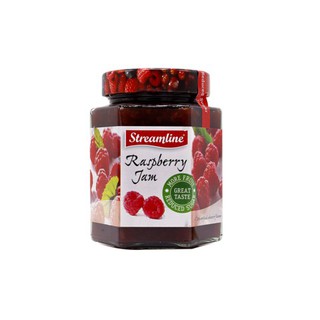 Stremline Raspberry Jam 400g สเตรมไลน์แยมราสเบอร์รี่ 400 กรัม