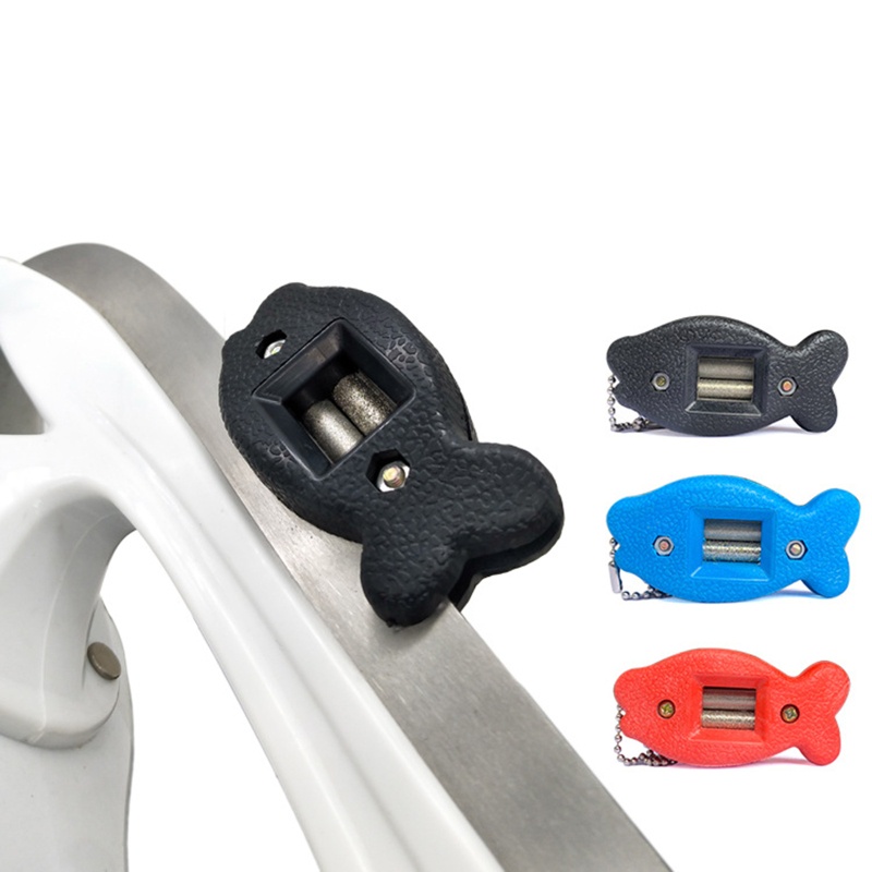 Estone Ice Hockey Shoe Dual Core Diamond Sharpener Ice Skate Blade Hockey Sharpening Oilstone แบบพกพ