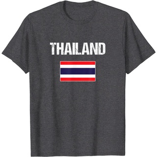 เสื้อยืดสีขาวประเทศไทยเสื้อยืดผู้ชาย Thailand T-shirt Thai Flag For Men Women Youth Kids T-Shirt Thailand Sports T-shirt