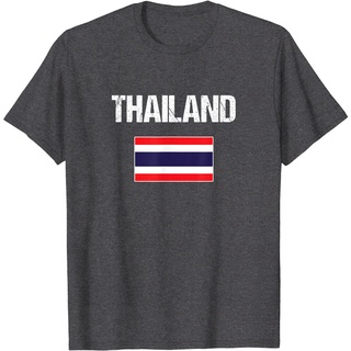 เสื้อยืดสีขาวประเทศไทยเสื้อยืดผู้ชาย Thailand T-shirt Thai Flag For Men Women Youth Kids T-Shirt Thailand Sports T-shirt