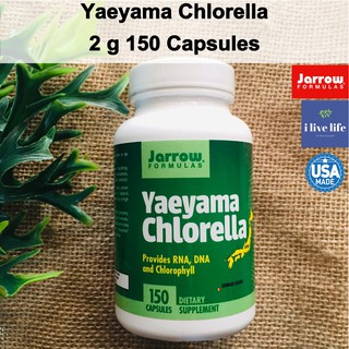 สาหร่ายคลอเรลล่า Yaeyama Chlorella 400mg 150 Capsules -Jarrow Formulas
