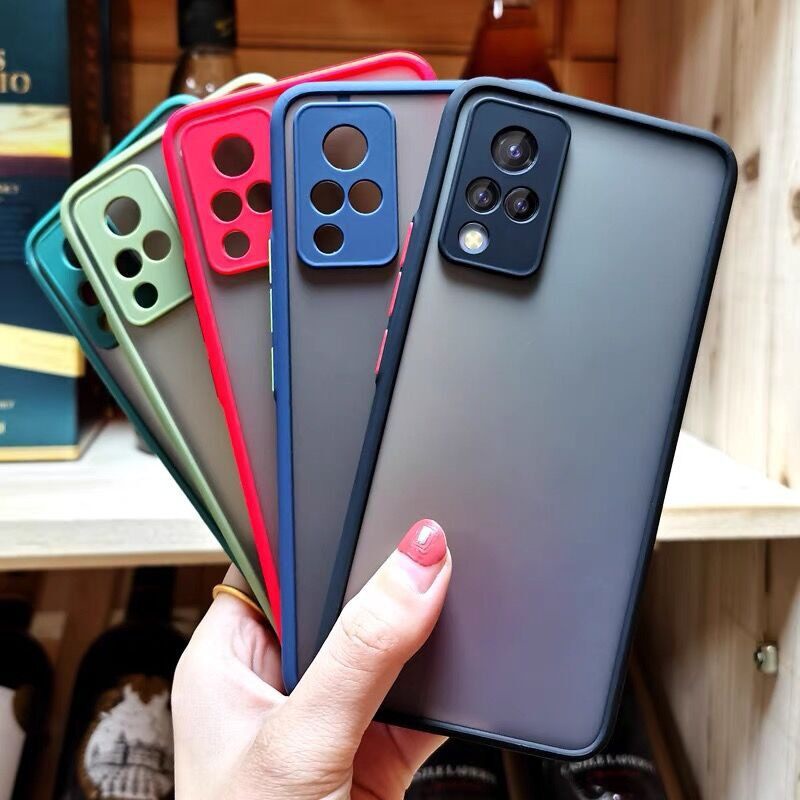 Vivo Y15S 2021/Y21 2021/V21 5G/Y52 5G/Y72 5G/Y31/V19 เคสกันกระแทก เคสขอบนิ่มหลังแข็งขุ่น คลุมกล้อง เคสกันรอยกล้อง