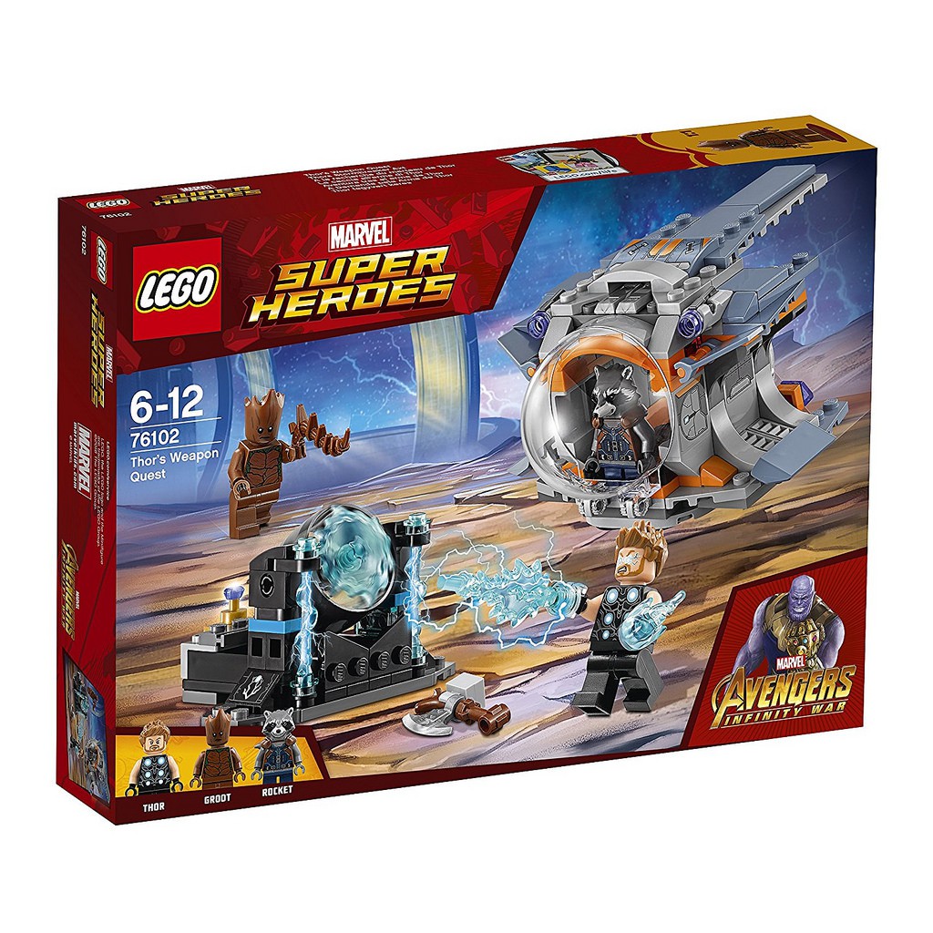 เลโก้แท้ LEGO Marvel Super Heroes 76102 Thor's Weapon Quest