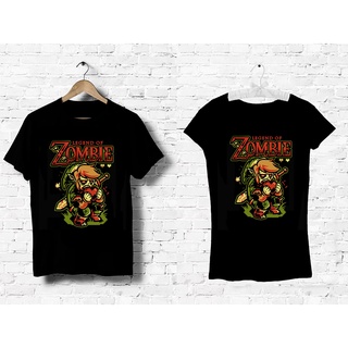 [S-5XL]เสื้อยืด พิมพ์ลาย The Legend of Zelda Zombie Nintendo