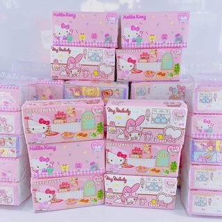 [ยกลัง 10 แพ็ค]✨Greenair Tissue 💕ทิชชู่ลายลิขสิทธิ์แท้ของ Sanrio