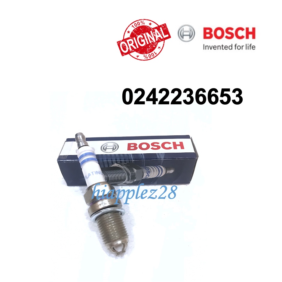 หัวเทียนแพลตตินัม BOSCH 0242236653 FR7SPP302U