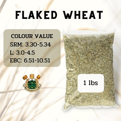Flaked Wheat เฟลค วีท (1 lbs)