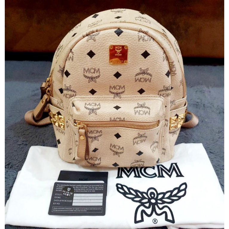 กระเป๋าเป้ MCM mini มือสองของแท้ สภาพดี