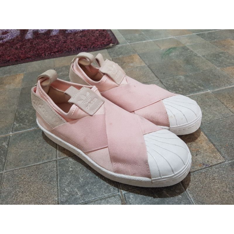 adidas originals superstar slip on women Pink