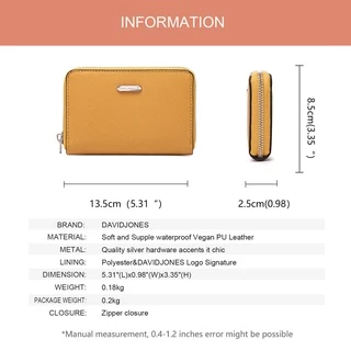 David Jones Paris กระเป๋าสตางค์ หนัง PU สําหรับผู้หญิง