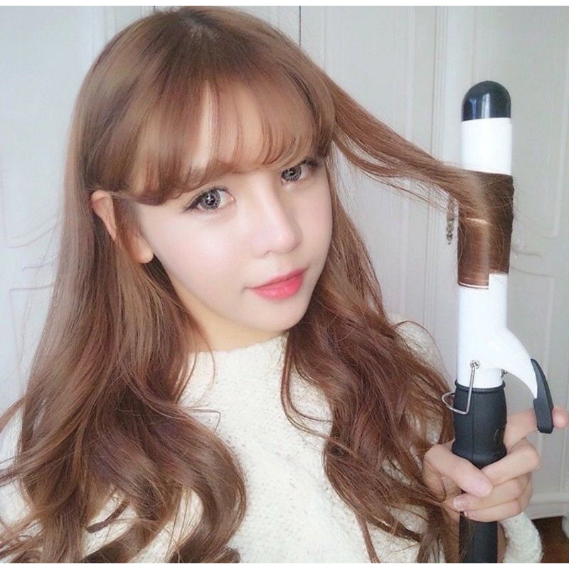 38mm CB ของแท้​💯  เครื่องม้วนผม CB Professional Hair แกนกลม รุ่นปุ่มใหญ่ ลอนผม  ที่ม้วนผม แกนม้วนผม