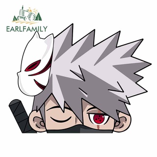 Earlfamily สติกเกอร์กราฟิก ลายการ์ตูนนารูโตะ Kakashi Peeker 13 ซม. x 10.2 ซม. สําหรับตกแต่งรถยนต์ รถจักรยานยนต์ DIY