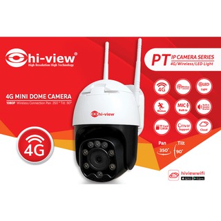 กล้องวงจรปิด Hi-view กล้องไอพี IP Camera  MINI DOME CAMERA 4G กล้องสปีดโดม 4G