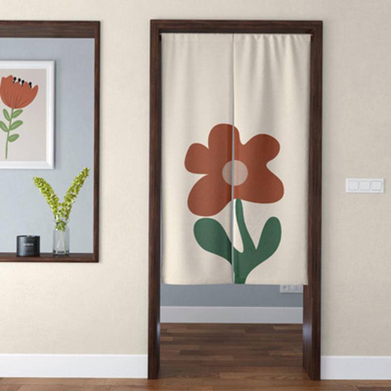 ผ้าม่านกั้นประตู แบบตีนตุ๊กแก สไตล์มินิมอล ไม่ต้องเจาะ ติดตั้งง่าย สำหรับห้องนอน ห้องครัว ห้องน้ำ ฟรีเชือกผูก พร้อมส่ง - รูปที่ 7