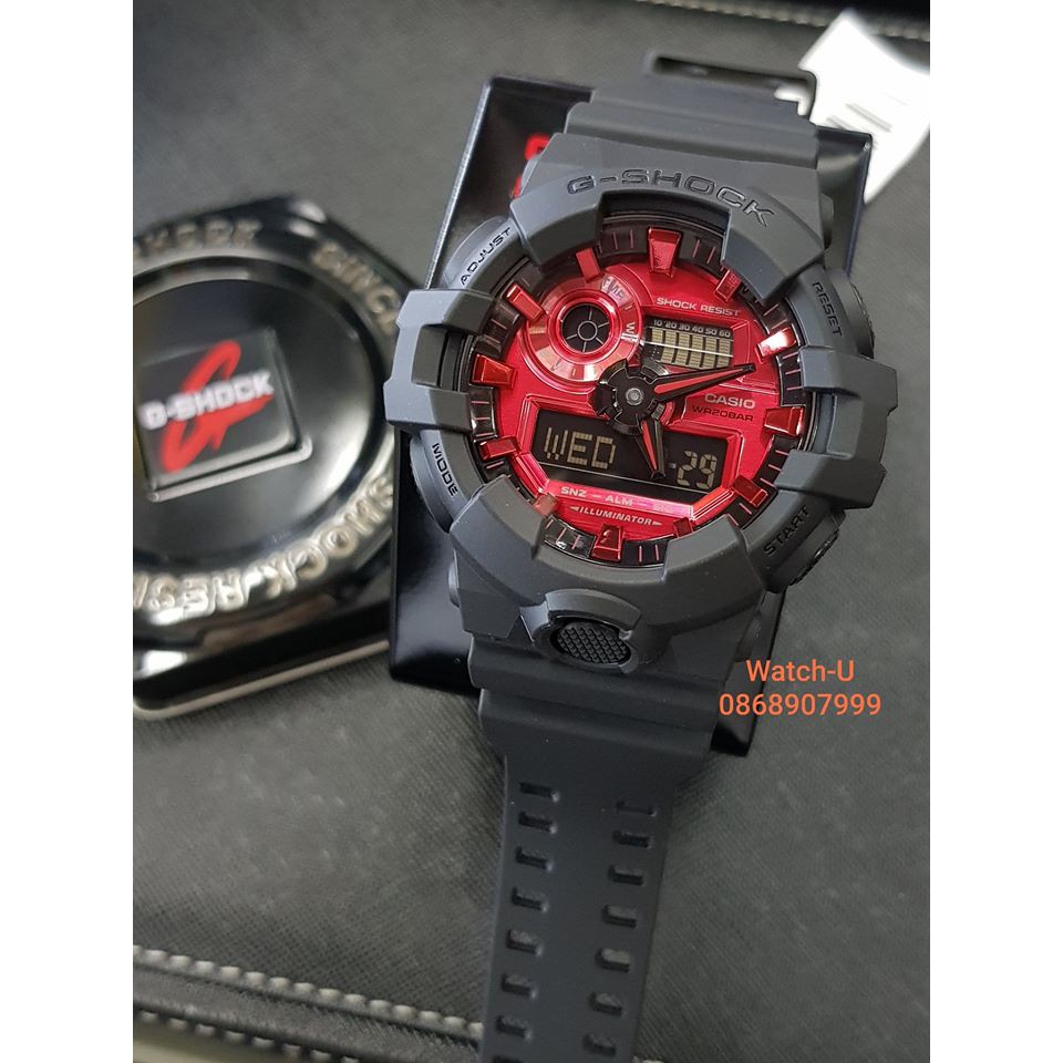 นาฬิกาข้อมือผู้ชาย Casio G-SHOCK รุ่น GA-700AR-1A ประกันศูนย์CMG 1ปี
