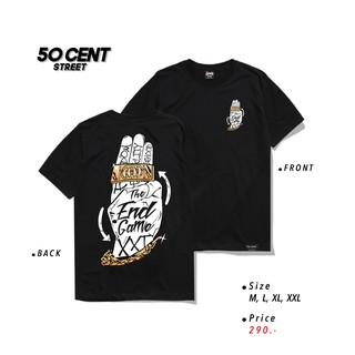 ราคา50 Cent ® เสื้อยืด แขนสั้น ลาย Saban สีดำ เสื้อยืดผู้ชาย เสื้อยืดชาย M, L, XL, 2XL tsS-3XL